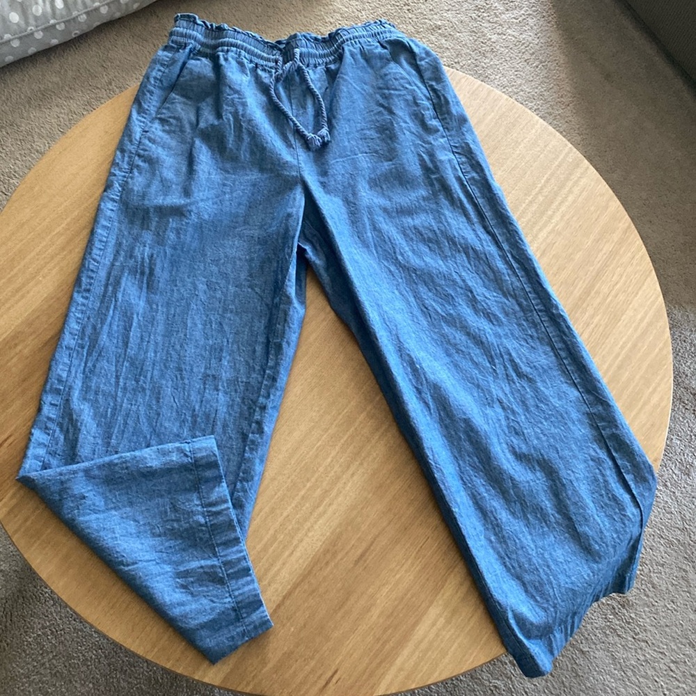 J Crew Factory chambray pants